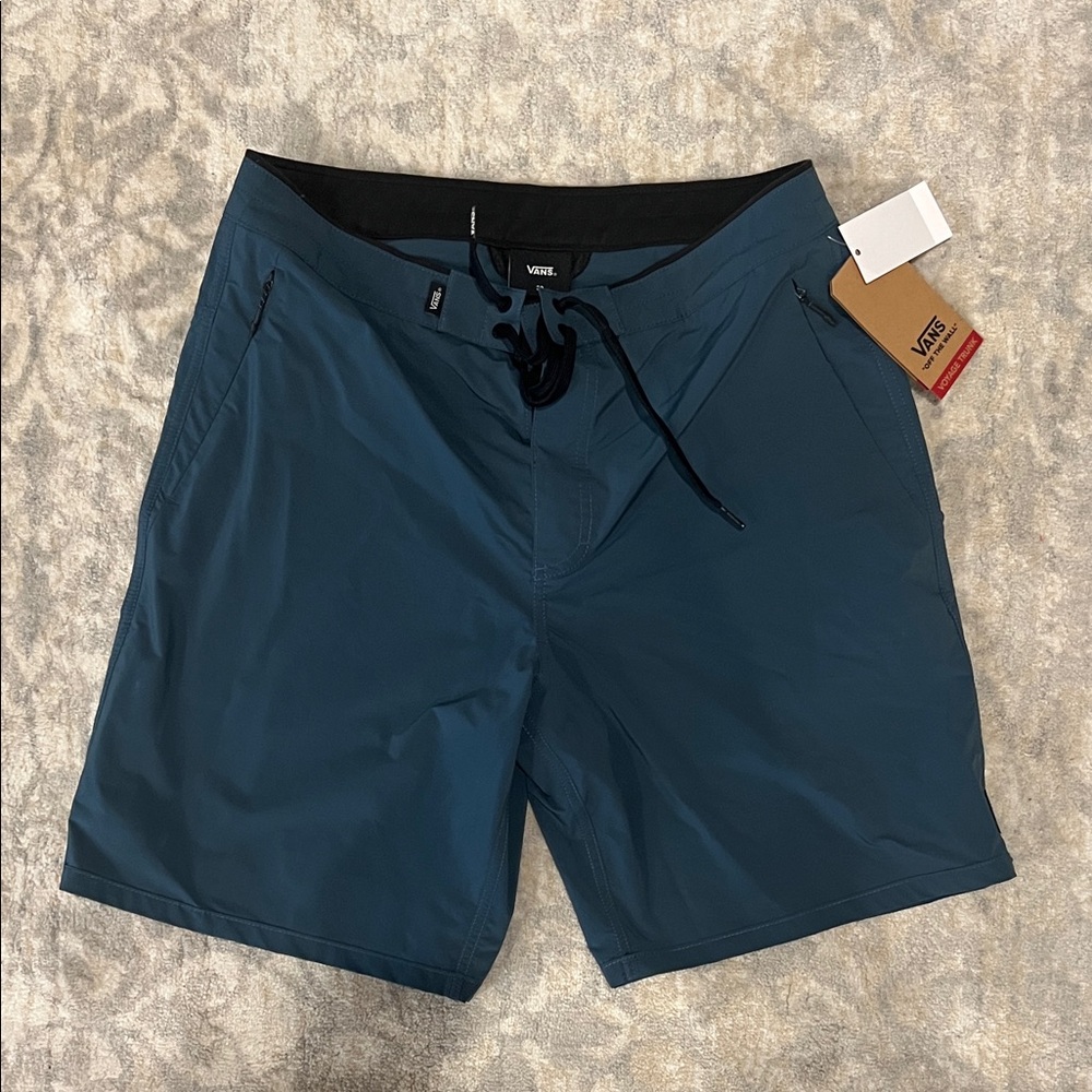 Vans Men’s Dark Teal Swim Boardshorts